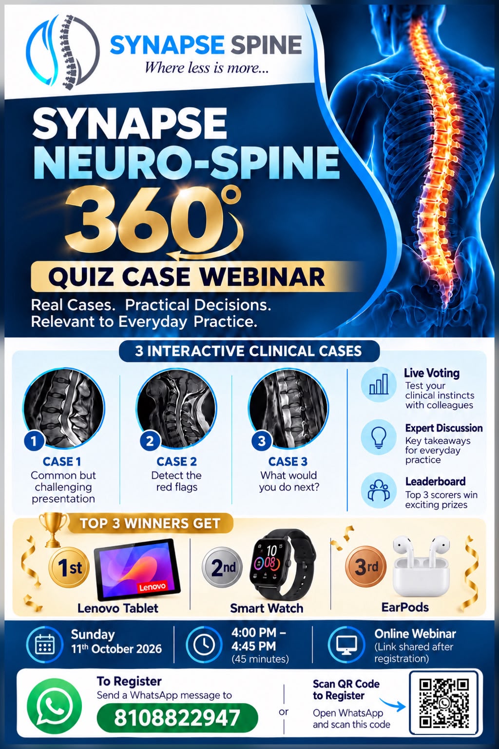 Synapse Neuro - Spine 360 Quiz Case Webinar